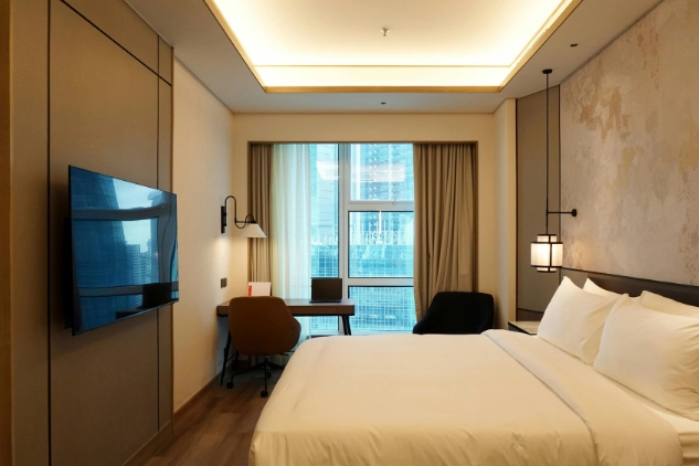Kamar budget hotel yang bersih dan nyaman untuk short stay